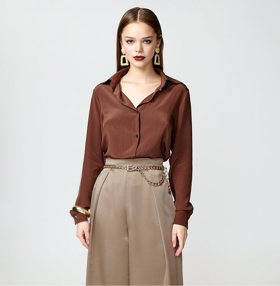 CHOCOLATE BLOUSE