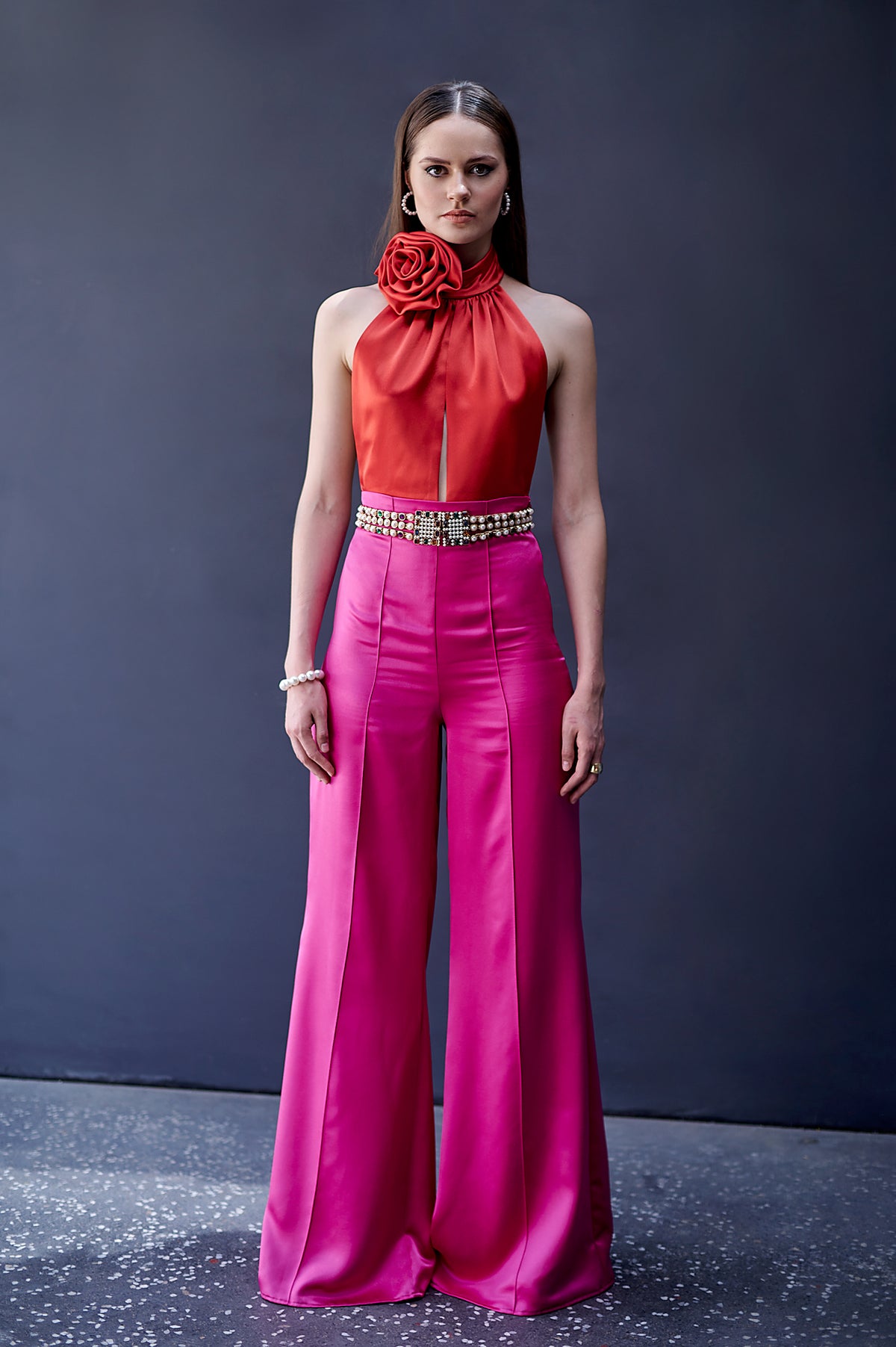 MIKA TROUSERS| Fuscia