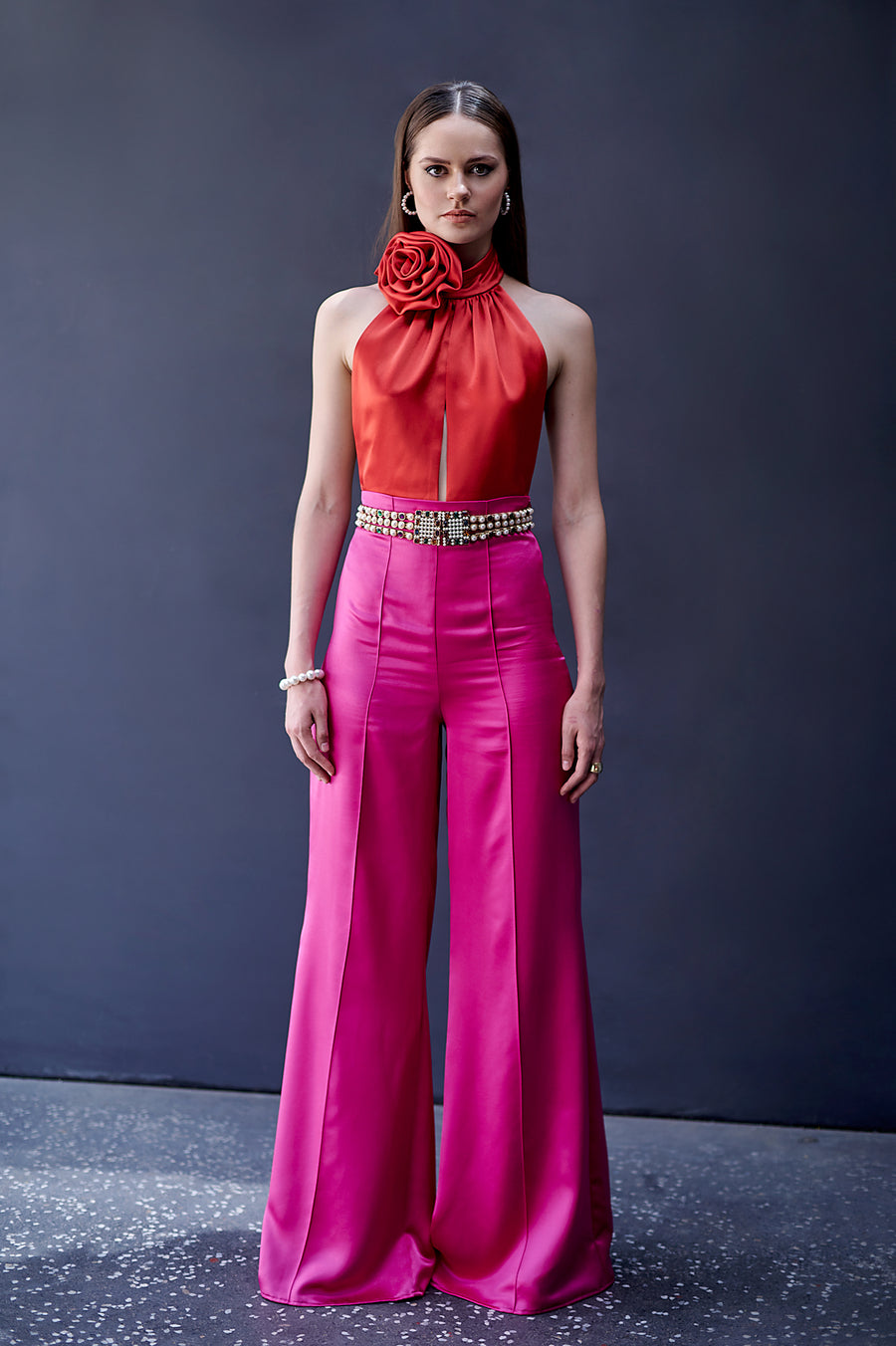 MIKA TROUSERS| Fuscia
