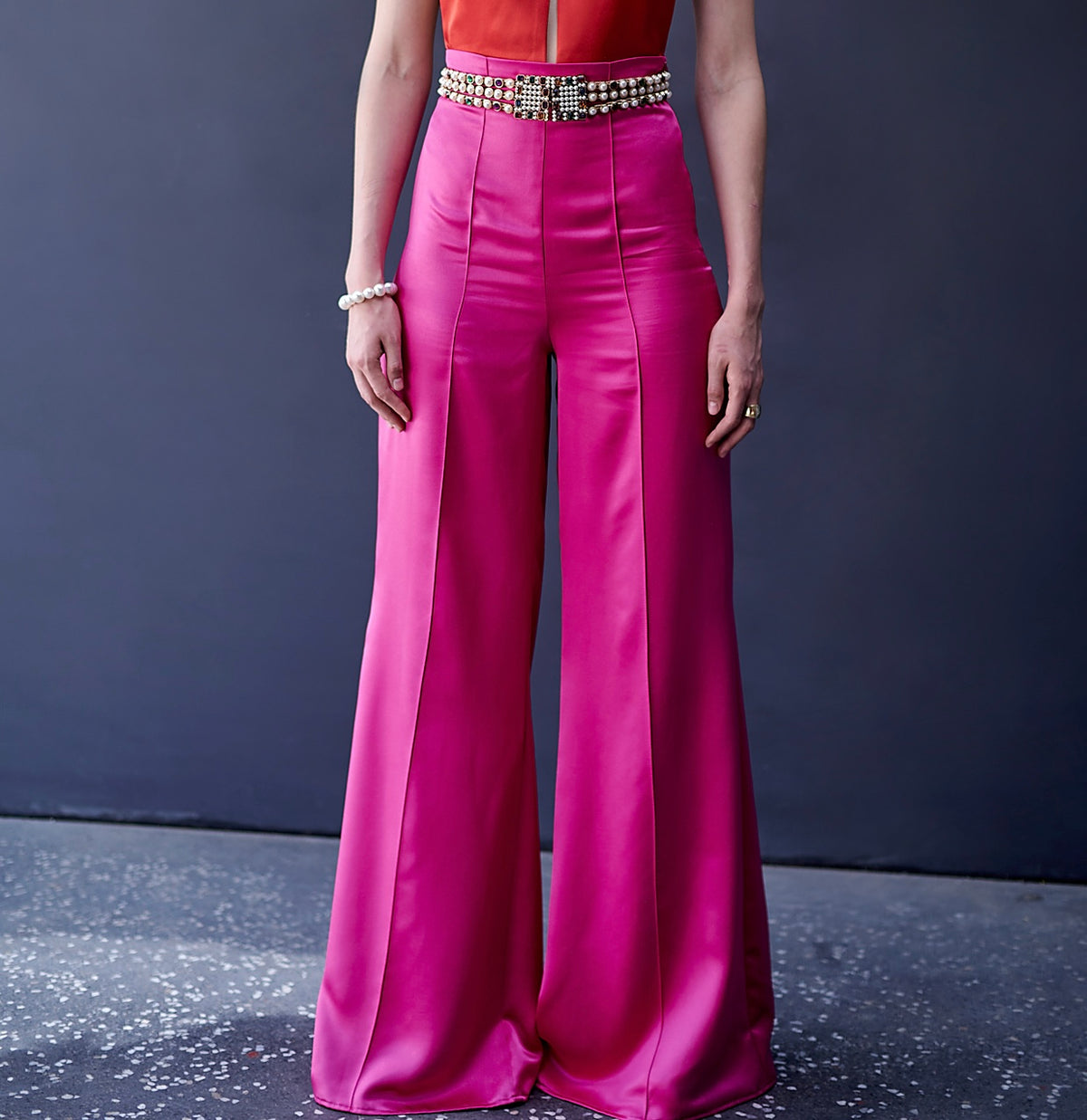 MIKA TROUSERS| Fuscia