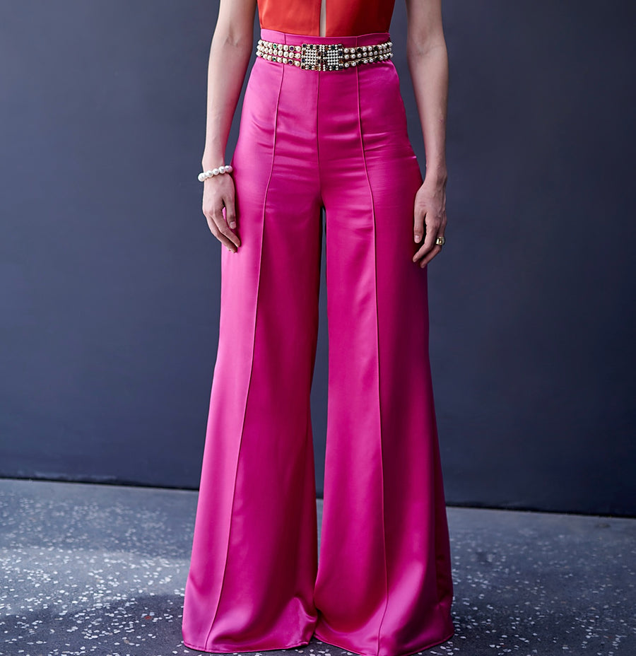 MIKA TROUSERS| Fuscia