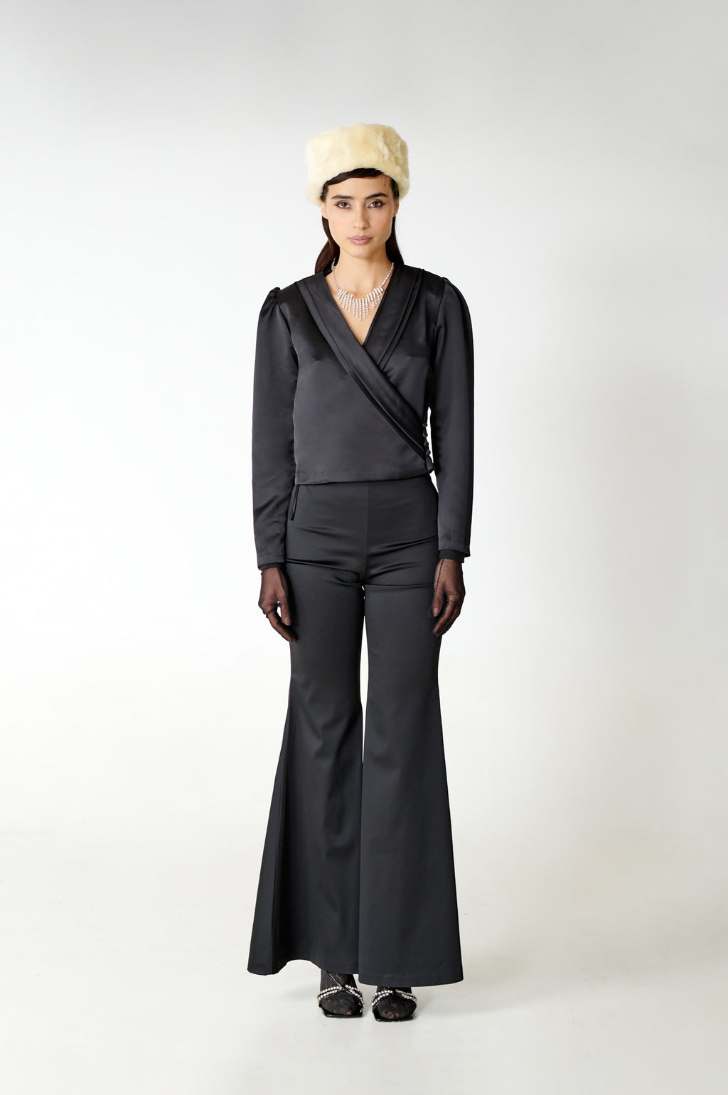 GLORIA BLOUSE|Black