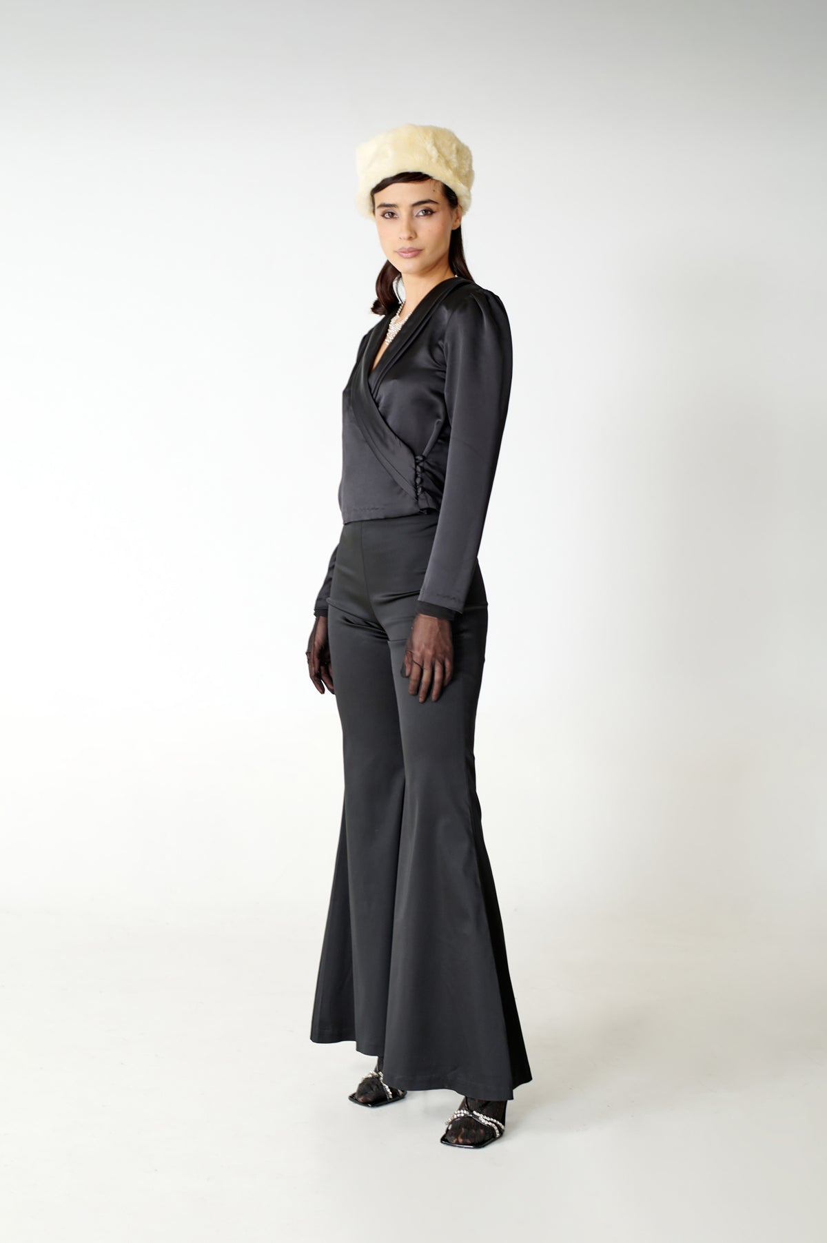 GLORIA BLOUSE|Black