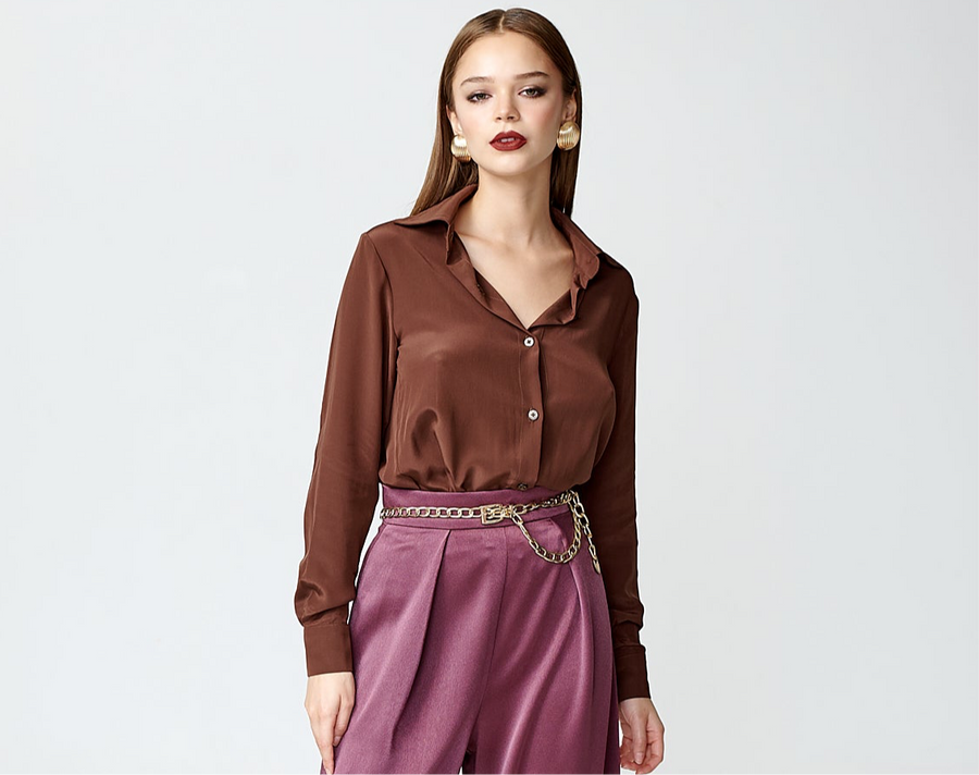 CHOCOLATE BLOUSE