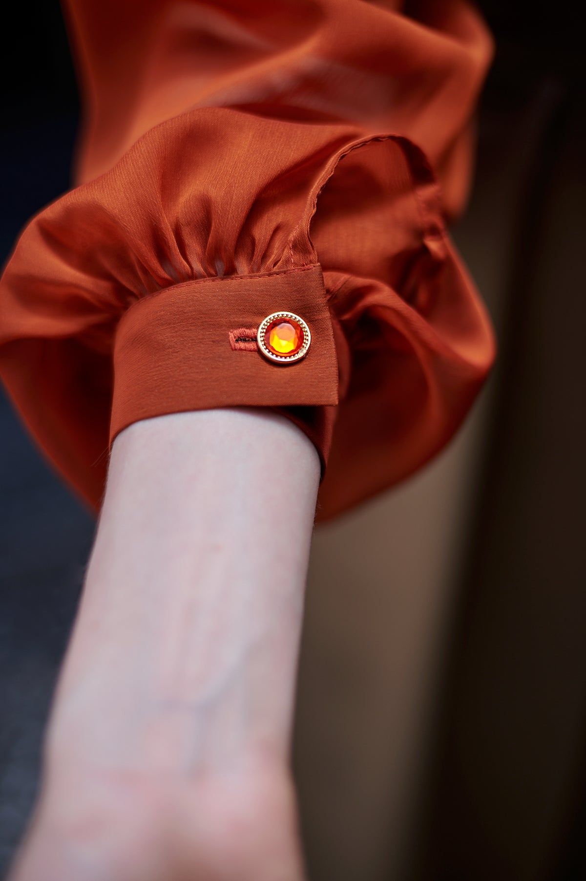 FLORENCE BLOUSE| Deep carrot