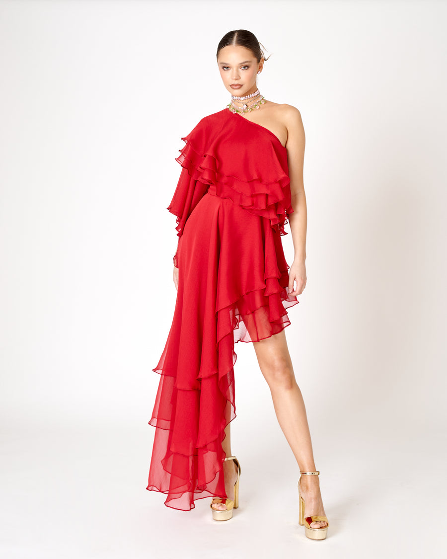 coven silk dress Coven Peasant Dress