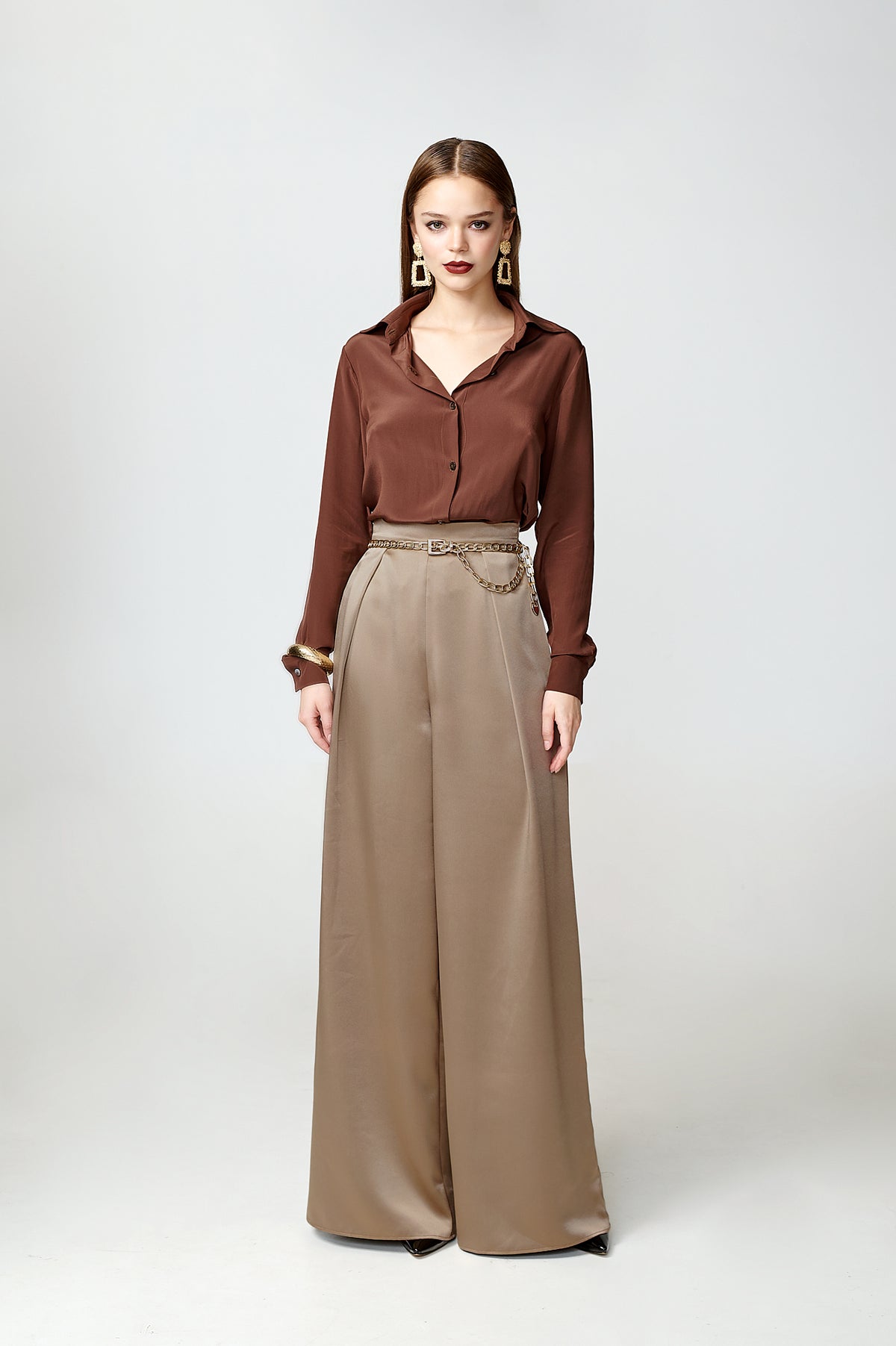 CHOCOLATE BLOUSE