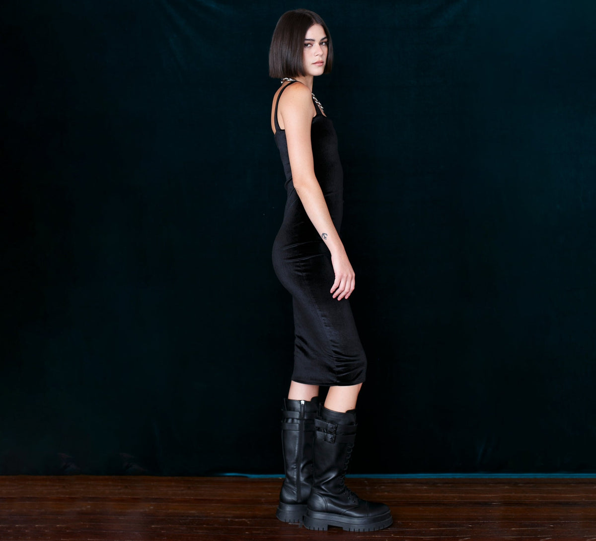 LUNA MIDI DRESS